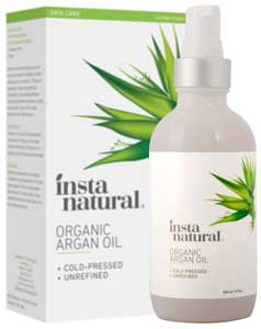 Crema corporal ---- InstaNatural-Organic-Argan-Oil, -120-ml