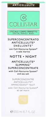 Mejores Cremas Anticelulíticas - Collistar Superconcentrato Anticellulite Snelente By Night - 200 ml