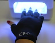 guantes de uñas para horno